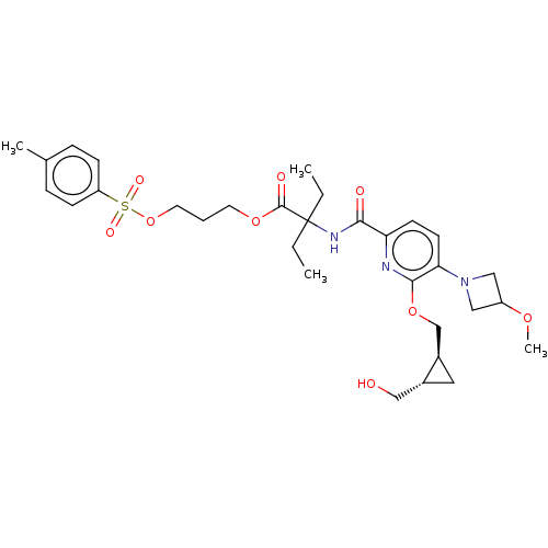 Chemical structure of BindingDB Monomer ID 603945