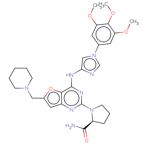 Chemical structure of BindingDB Monomer ID 604655