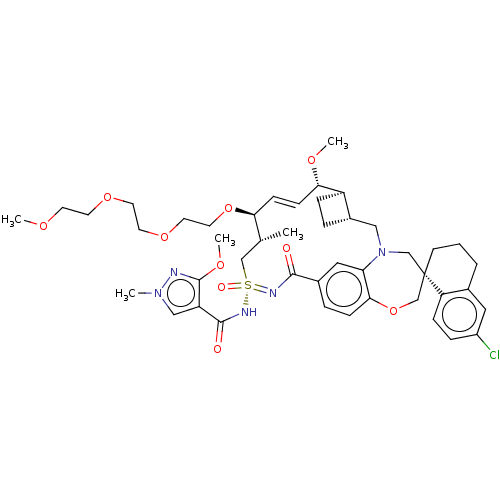 Chemical structure of BindingDB Monomer ID 605281