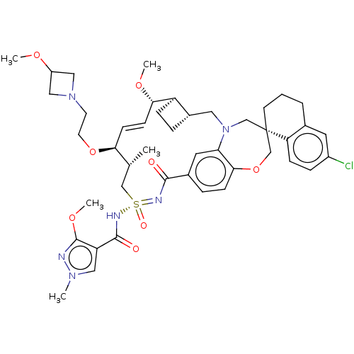 Chemical structure of BindingDB Monomer ID 605286