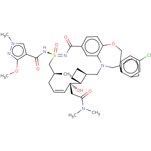 Chemical structure of BindingDB Monomer ID 605302