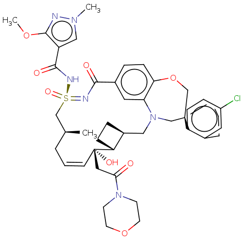 Chemical structure of BindingDB Monomer ID 605303