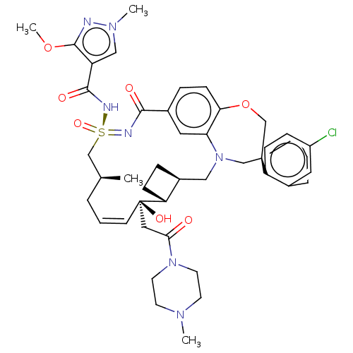 Chemical structure of BindingDB Monomer ID 605306
