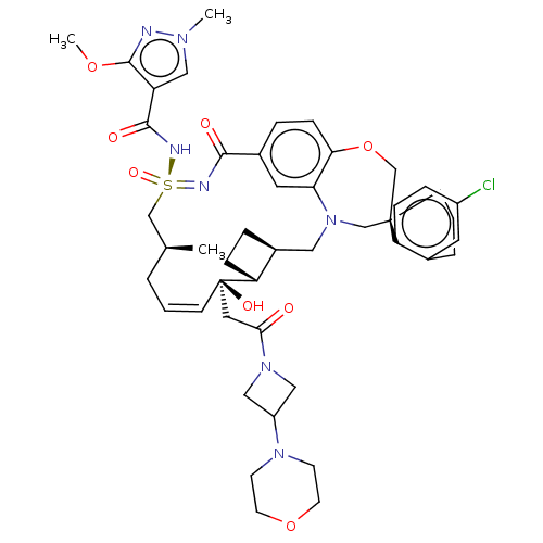 Chemical structure of BindingDB Monomer ID 605313