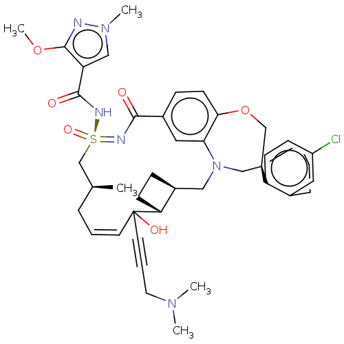 Chemical structure of BindingDB Monomer ID 605316