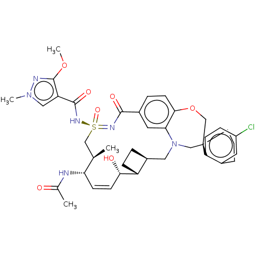 Chemical structure of BindingDB Monomer ID 605325