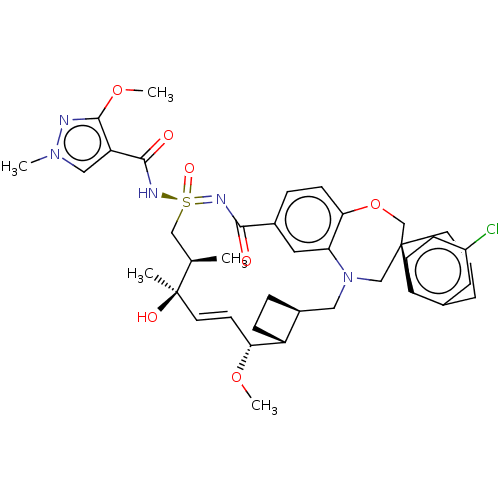 Chemical structure of BindingDB Monomer ID 605327