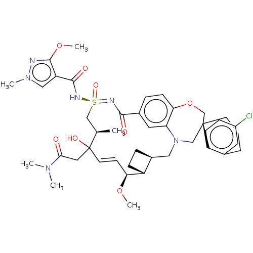 Chemical structure of BindingDB Monomer ID 605330