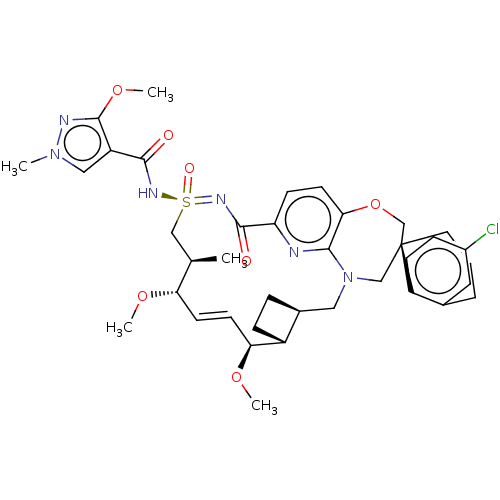 Chemical structure of BindingDB Monomer ID 605404