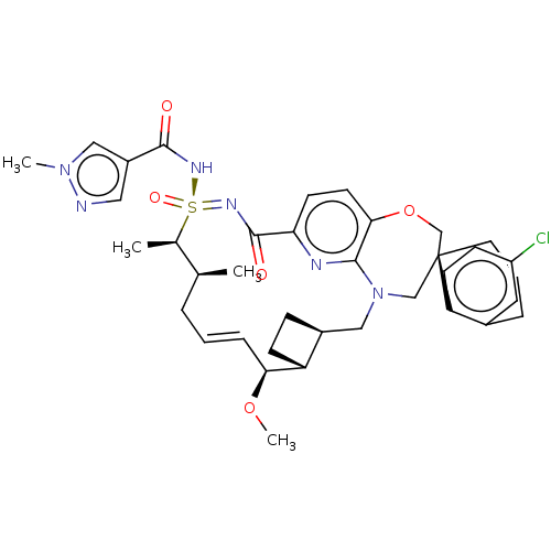 Chemical structure of BindingDB Monomer ID 605406