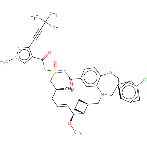 Chemical structure of BindingDB Monomer ID 605415