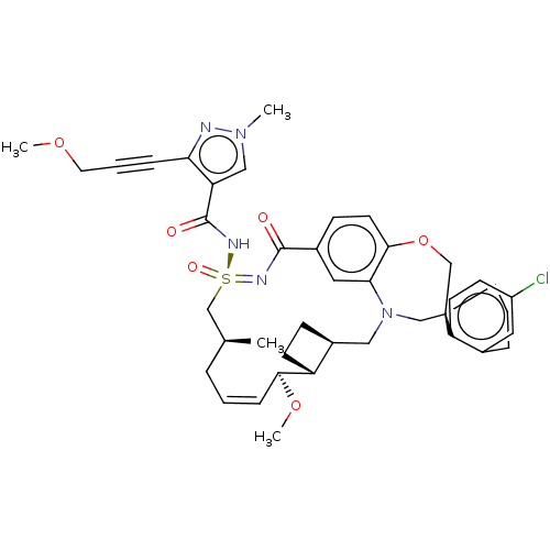 Chemical structure of BindingDB Monomer ID 605416