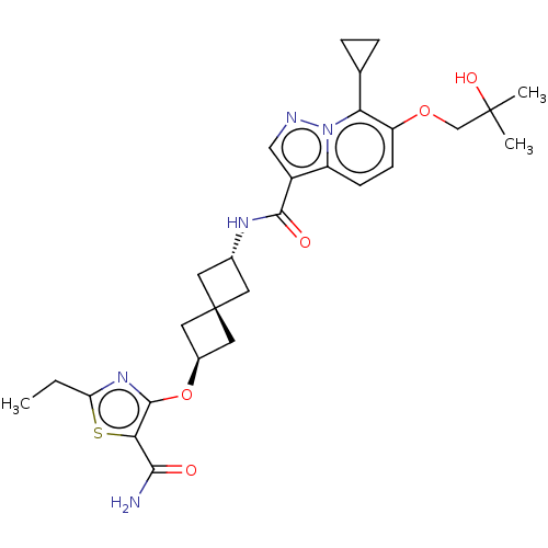 Chemical structure of BindingDB Monomer ID 605538