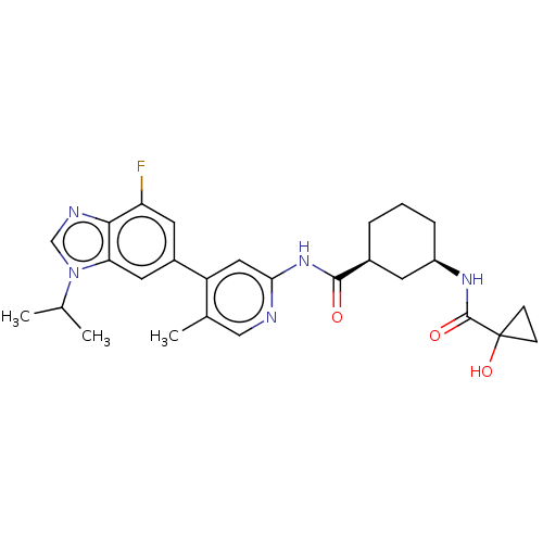 Chemical structure of BindingDB Monomer ID 605564