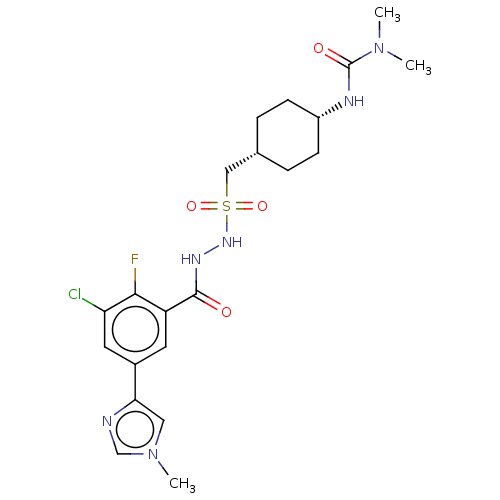 Chemical structure of BindingDB Monomer ID 606516