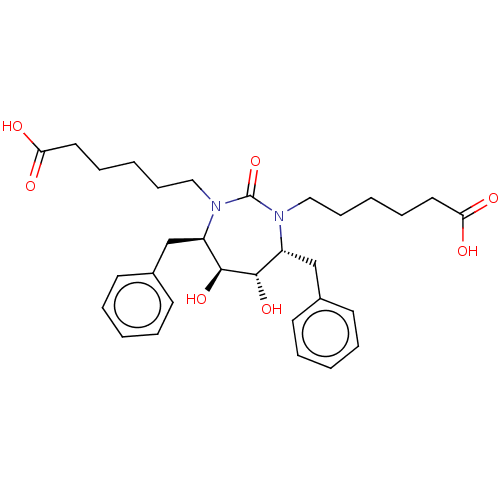 Chemical structure of BindingDB Monomer ID 608734