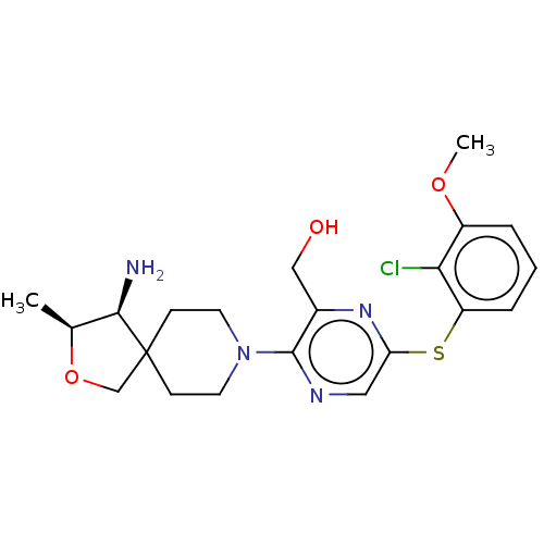 Chemical structure of BindingDB Monomer ID 609050