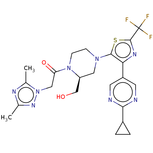 Chemical structure of BindingDB Monomer ID 610196