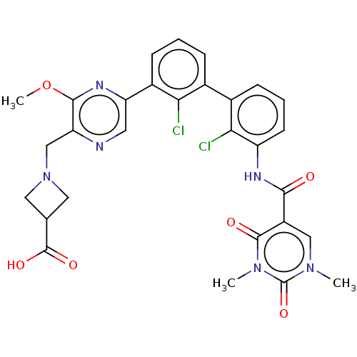 Chemical structure of BindingDB Monomer ID 610654