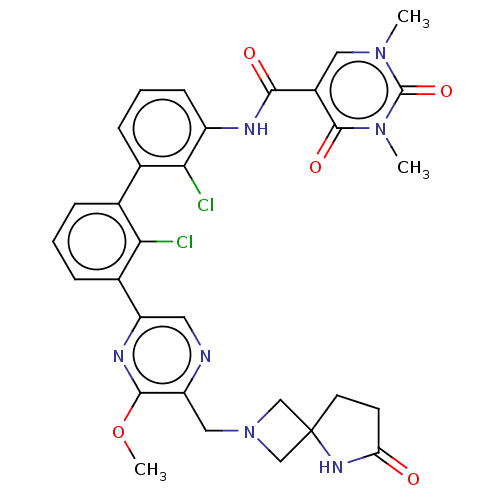 Chemical structure of BindingDB Monomer ID 610655