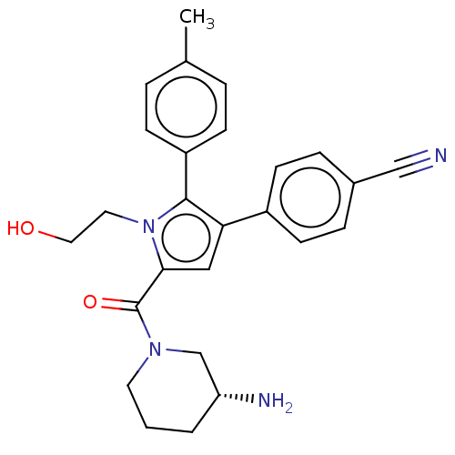 Chemical structure of BindingDB Monomer ID 611006