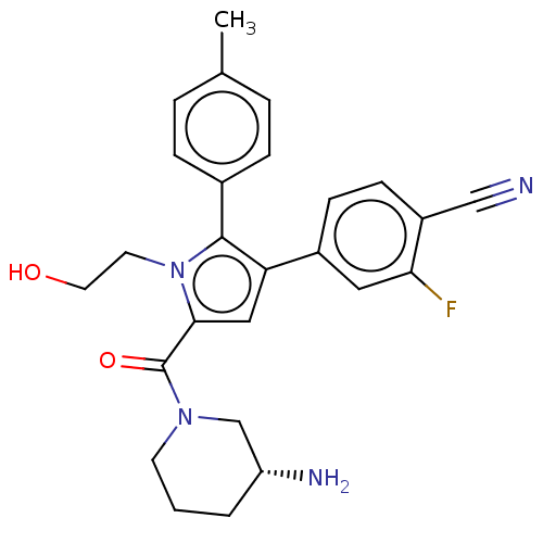 Chemical structure of BindingDB Monomer ID 611007
