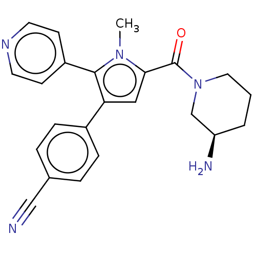 Chemical structure of BindingDB Monomer ID 611009