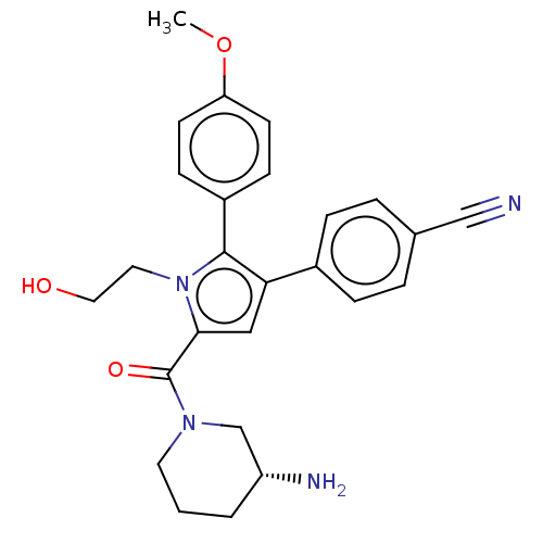 Chemical structure of BindingDB Monomer ID 611010