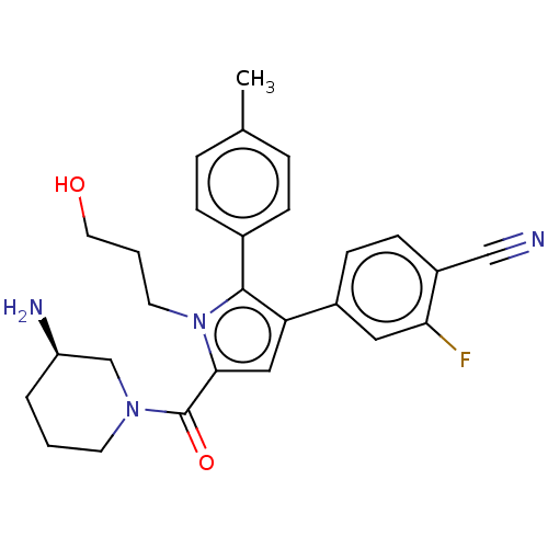 Chemical structure of BindingDB Monomer ID 611012