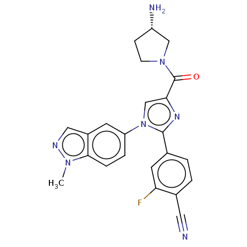 Chemical structure of BindingDB Monomer ID 611034