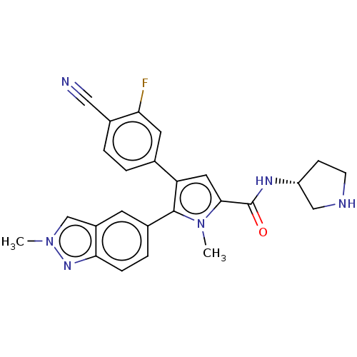 Chemical structure of BindingDB Monomer ID 611036