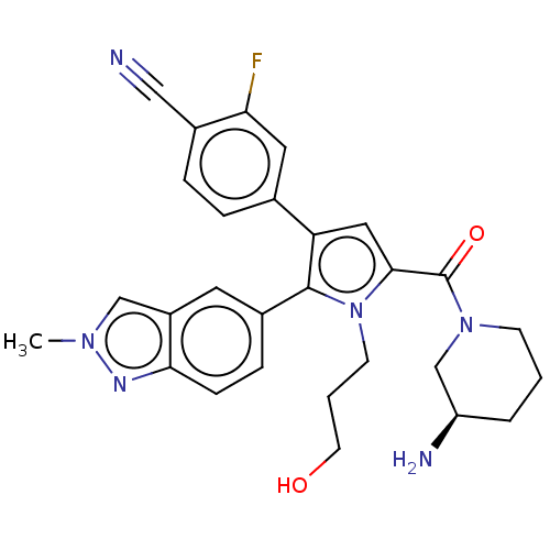 Chemical structure of BindingDB Monomer ID 611041