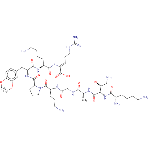 Chemical structure of BindingDB Monomer ID 611554