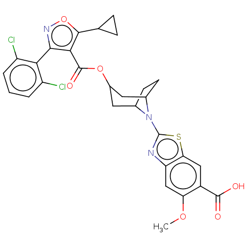 Chemical structure of BindingDB Monomer ID 611961