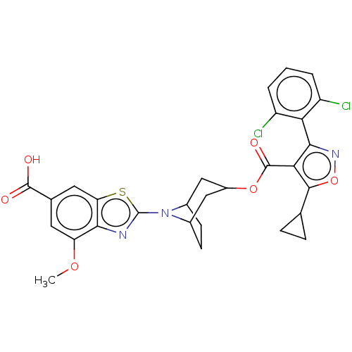 Chemical structure of BindingDB Monomer ID 611962