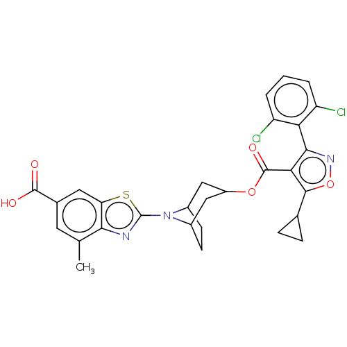 Chemical structure of BindingDB Monomer ID 611965