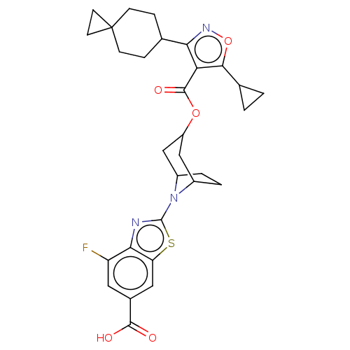 Chemical structure of BindingDB Monomer ID 611973