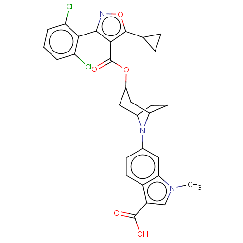 Chemical structure of BindingDB Monomer ID 611982