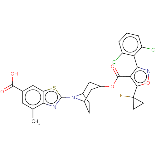 Chemical structure of BindingDB Monomer ID 612012