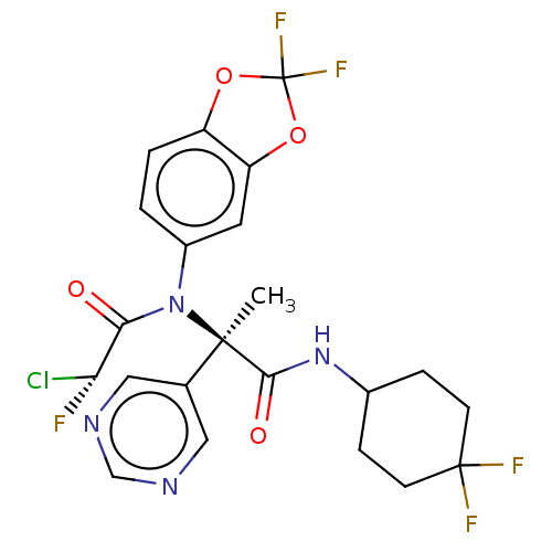 Chemical structure of BindingDB Monomer ID 613655