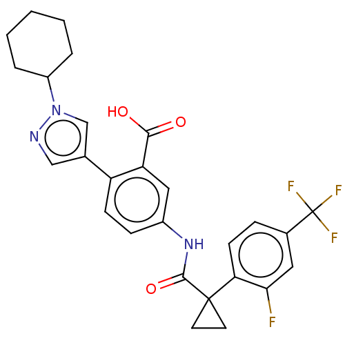 Chemical structure of BindingDB Monomer ID 614764