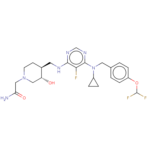 Chemical structure of BindingDB Monomer ID 614884