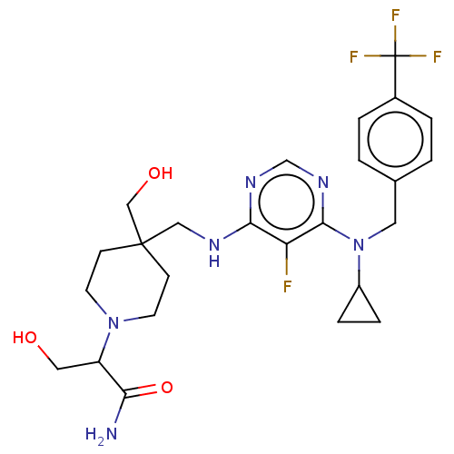 Chemical structure of BindingDB Monomer ID 614914