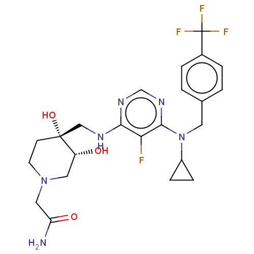 Chemical structure of BindingDB Monomer ID 614942