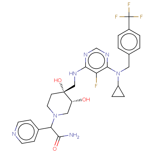 Chemical structure of BindingDB Monomer ID 614955