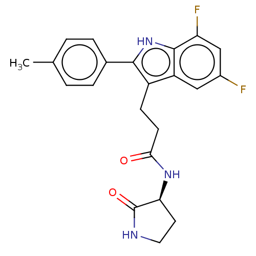 Chemical structure of BindingDB Monomer ID 615104