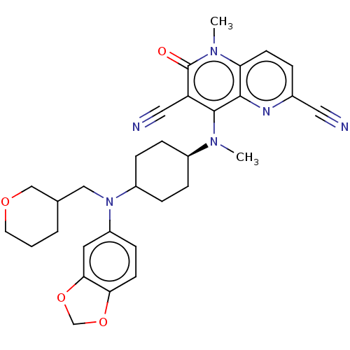 Chemical structure of BindingDB Monomer ID 615817