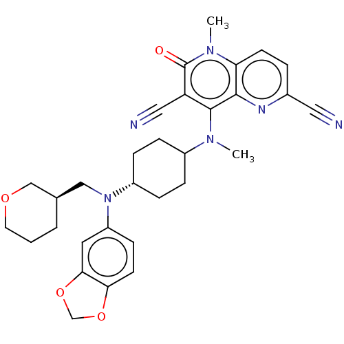 Chemical structure of BindingDB Monomer ID 615844
