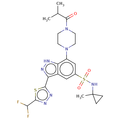 Chemical structure of BindingDB Monomer ID 616685