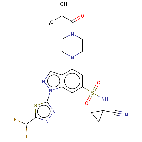Chemical structure of BindingDB Monomer ID 616694